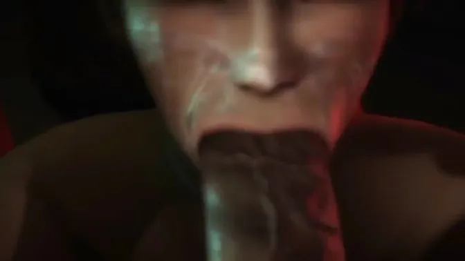 Big monsters fuck cute asian teenager in 3D cartoon