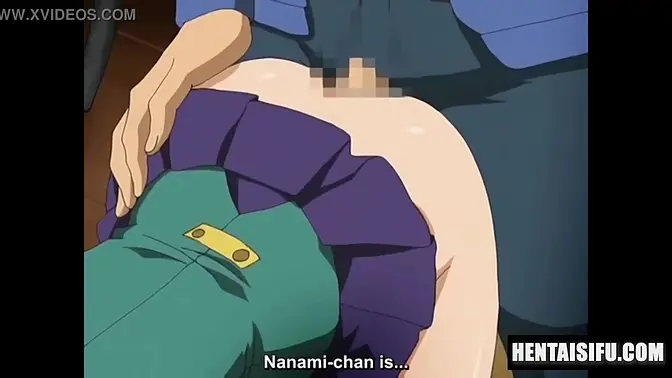 Naughty anime waitress gives hot blowjob to satisfied customer