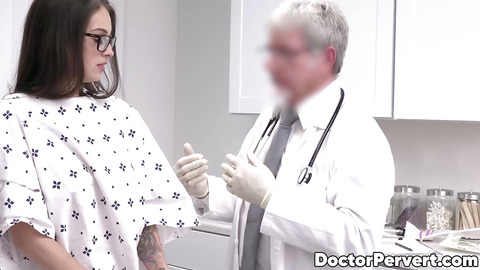 At a yearly exam Maddy May is seduced by her perverted older doctor