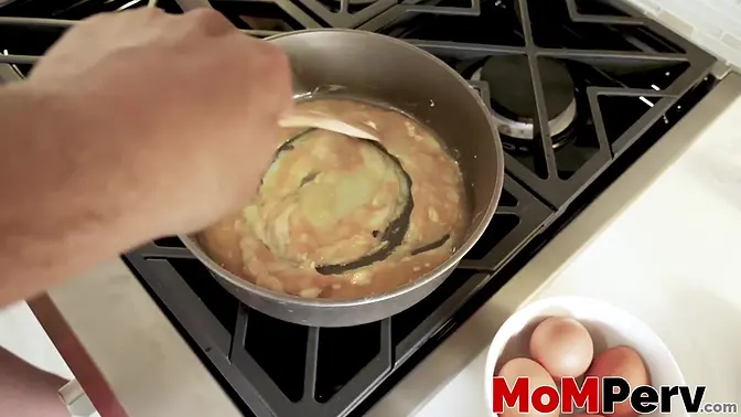 MILF Ariella Ferrera blows stepson's big cock