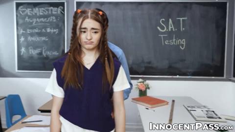 I saw Reese Robbins cheating on the exam so I destroyed her tight vag as a result