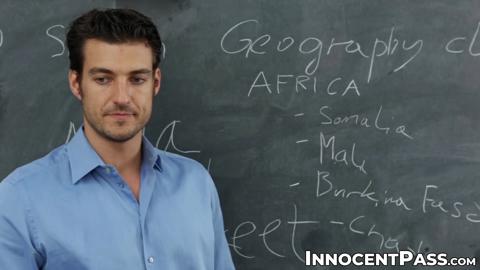 Cute student Alexia Gold getting her pussy drilled on the desk with teacher Jay Smooth