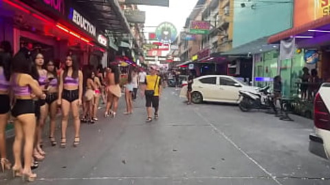 Walking down Soi 6 in Pattaya on Jan 2—quiet streets, cheeky smiles, and bars getting ready to come alive  Even in dayli   