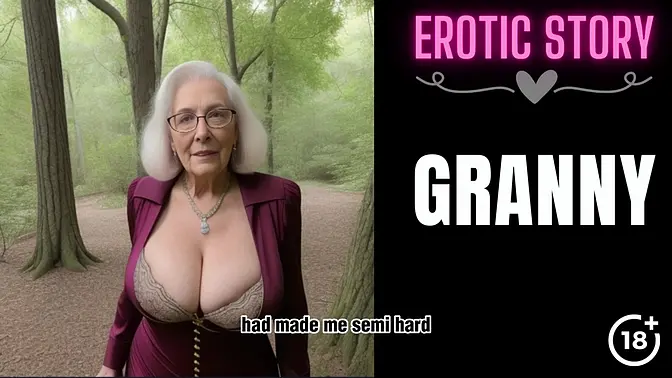 Granny rides bike with step grandson, turns into hot and busty MILF