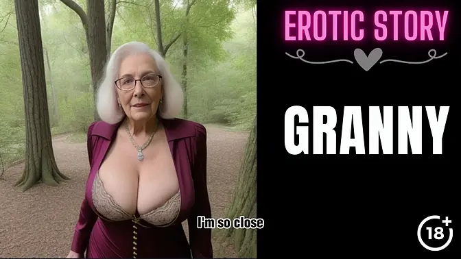 Granny rides bike with step grandson, turns into hot and busty MILF