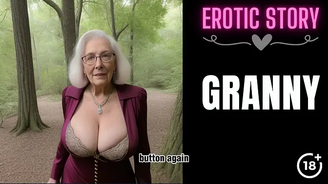 Granny rides bike with step grandson, turns into hot and busty MILF