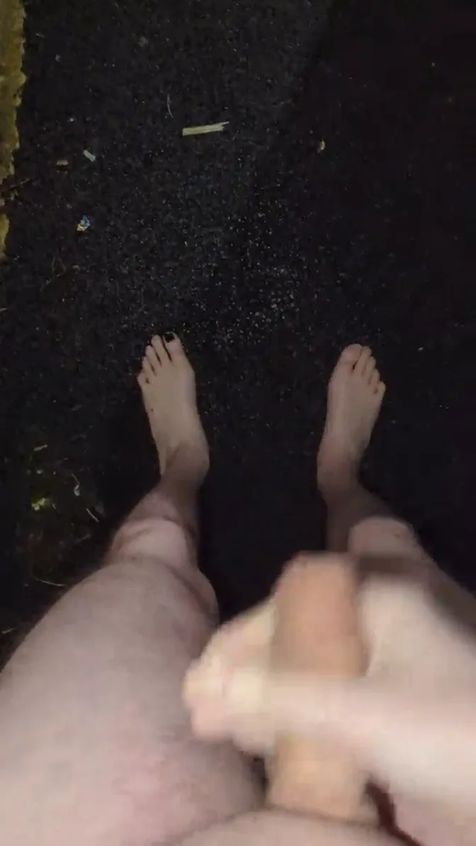 Masturbating in the rain