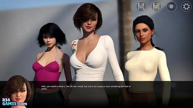 Mansion step sis exposes her big ass and tits