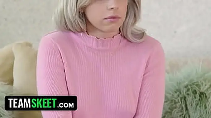 Teen Foster girlfriend Pleasures New Step  In Intimate Moments