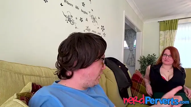 British chick with large curves gets tricked to have sex