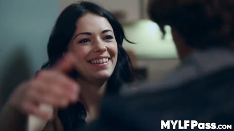 Seductive MILF Ava Dalush rides big cock after hot blowjob