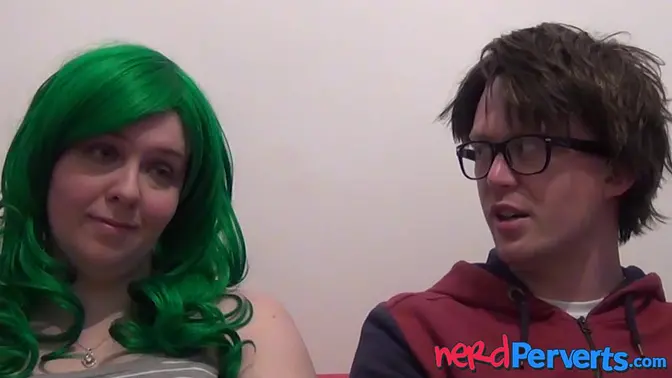 Busty brunette Tattiana tricks nerd for massive cock taste