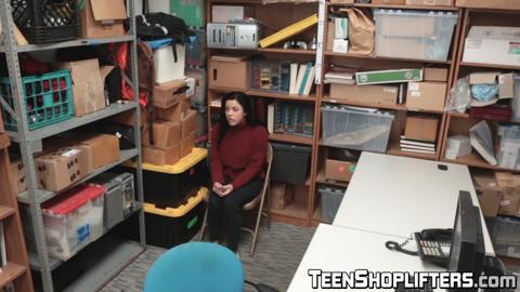 Alluring teen Monica Sage rides officer Jack Vegas hard dick