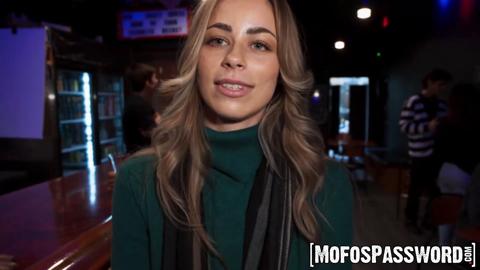 Horny babe Renee Rose is hardcore fucked in the bar full of people