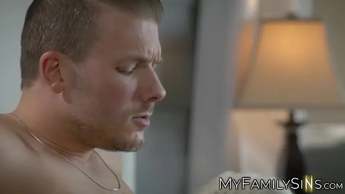 Busty blonde Kenzie Taylor gets drilled in lingerie