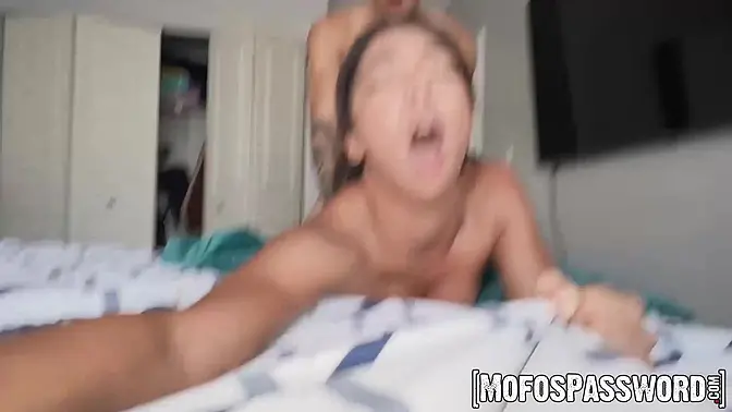 Malina Melendez moans on Victor Rays' big dick in hardcore POV