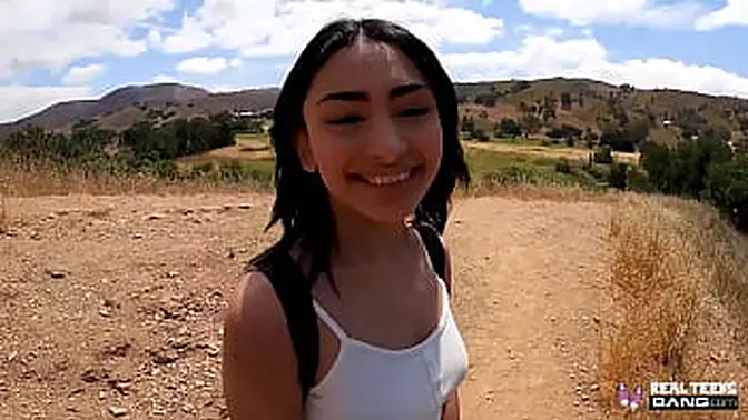 California farm girls go hiking and get fucked in casting couch scene