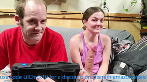 Couples thoughts on 9 5 autolube dildo by hismith