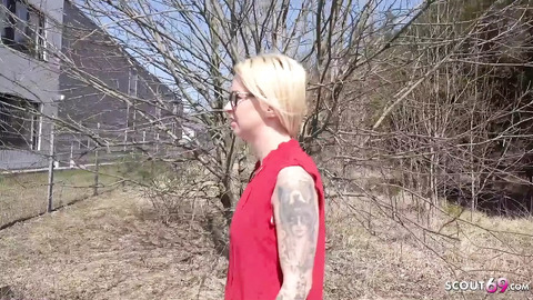 Wild Office Nymph Malina Gets Down with a German Stud's Massive Cock🌭 Outdoors