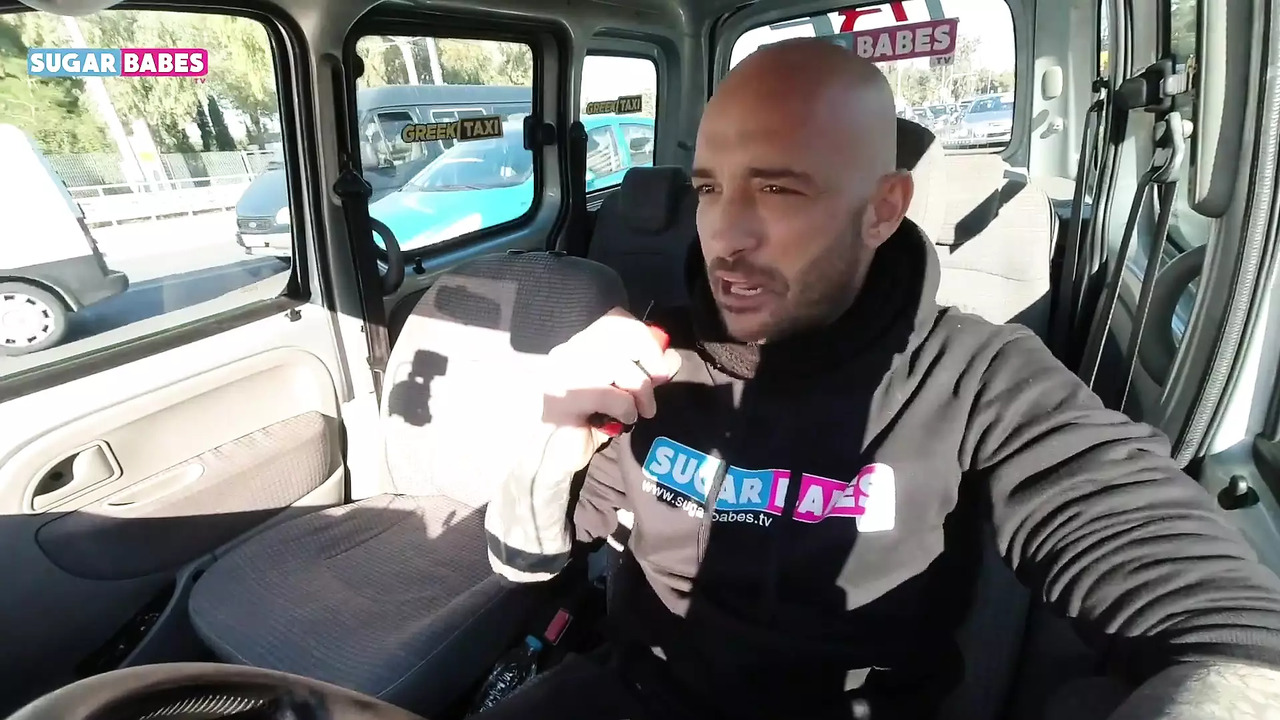 Young blonde girl stretches her anus