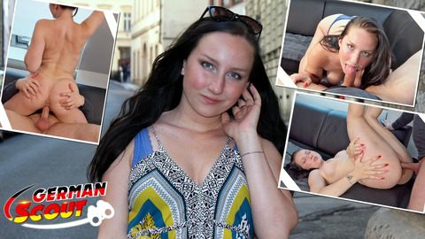 German Scout Sucks & Slurps Fresh 18-Year-Old Nubile Chick at Casting Call Frenzy