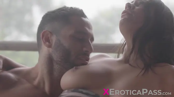 Chubby brunette Sofi Ryan gets lucky with a handsome hunter