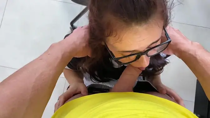 shy girl gets a big dick in her ass