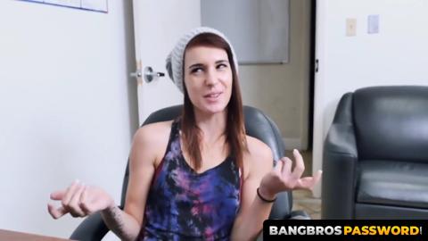 BangbrosPassword com - Petite brunette Alice Andrea tries her first BBC in a public park