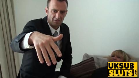 UKSubSluts com - Chubby MILF Alisha′s sucking and riding stiffed prick with joy