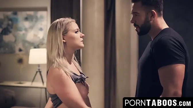 Stepdad fucks his innocent stepdaughter in doggystyle and missionary