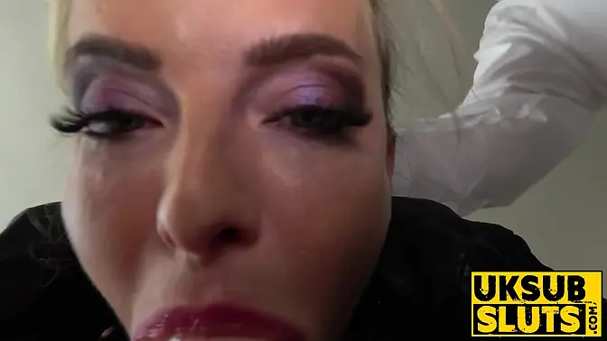 Blonde submissive Victoria Pure gets rough penetration