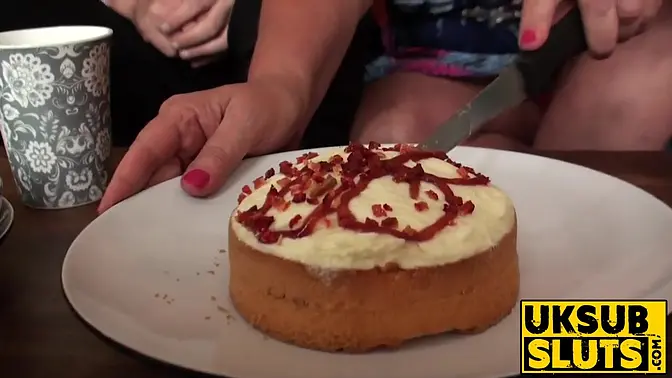 British mature slut Alisha Rydes deepthroats big cock and humps hard in cowgirl