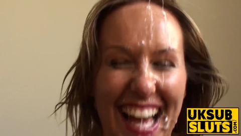 UKSubSluts com - Ashley Rider's rough doggystyle and fucking with big cock and rough play