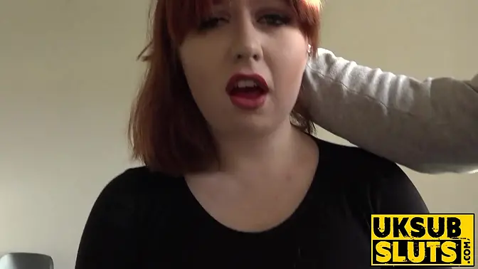 UKSubSluts com - Kitty Misfit prepares pussy for fucking with rubbing