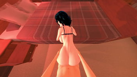 Fubuki enjoys our vacation spot &mdash;  so I can pleasure her