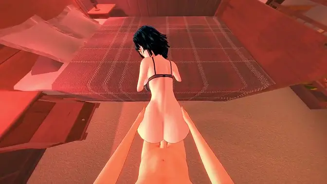 Fubuki loves our vacation home so I can fuck her