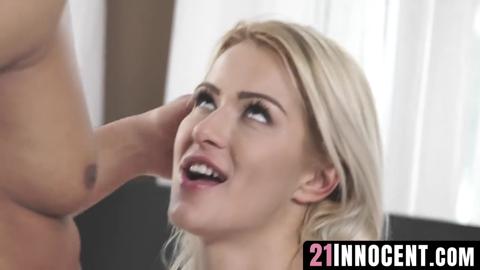 Good looking gal's sensual on-set sexcapade