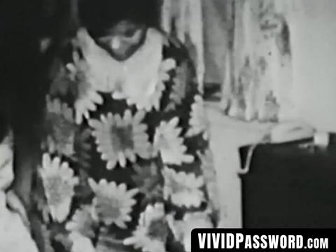 Vintage busty and big ass stars in wild strapon sex scene