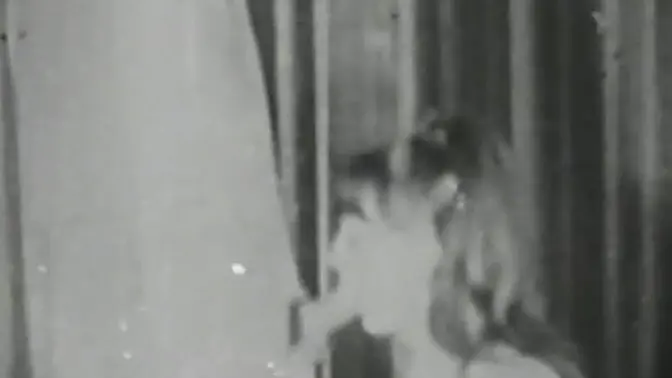 Retro babe blows big cock in vintage XXX scene