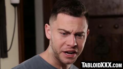 Nina Elle's mature pussy drilled with a young babe watching