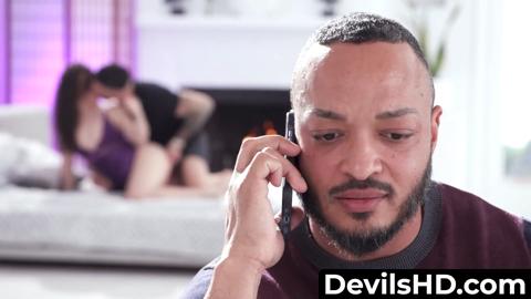 Alpha Wolfe and Dillon Diaz intensify their action with sexy Victoria Voxxx