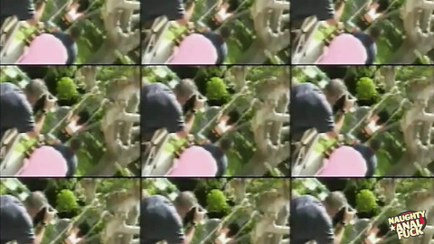 Bribe pays off as this dude rips open some broads backdoor by the lake in paradise