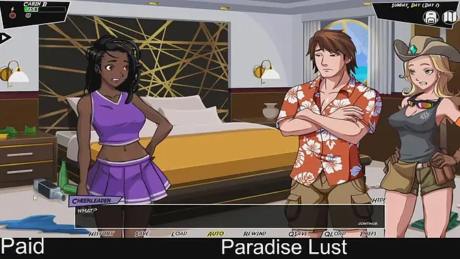 Paradise Lust ep01: Steamy Visual Novel session