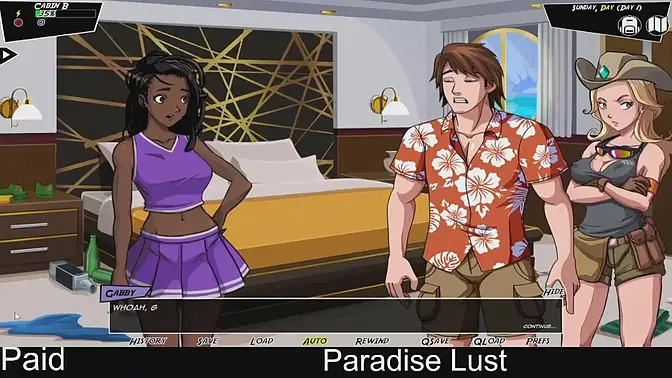 Paradise Lust ep01: Steamy Visual Novel session