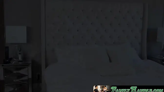 Kasey Miller blows her stepbro's cock and swallows his hot cum