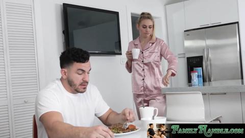 Gorgeous young milf gets screwed by her buffed stud boyfriend