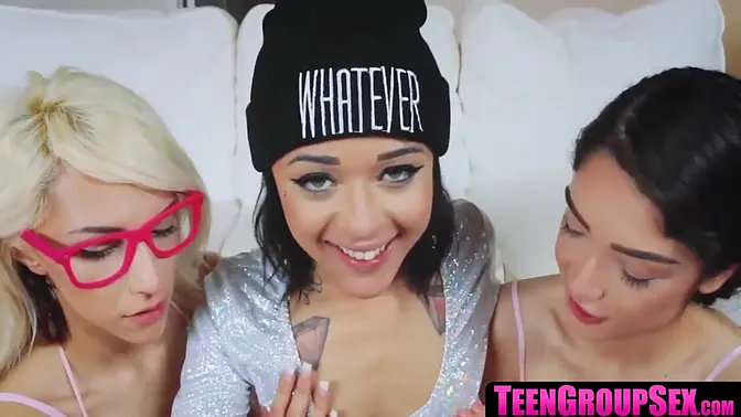 Teen ebony babe caught and drilled hard at home