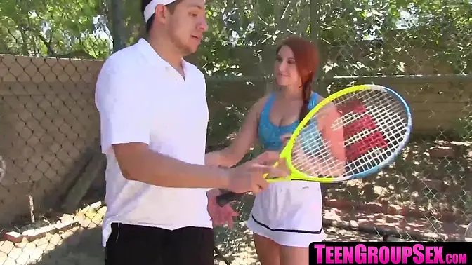 Two teen besties get drilled in doggystyle by big cock