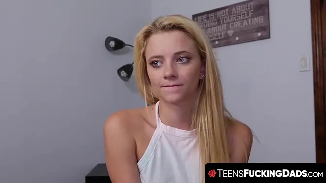 Riley Star swallows stepdad's jizz after intense POV drilling