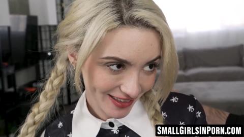 Petite Lola Fae learns sex ed with intense training